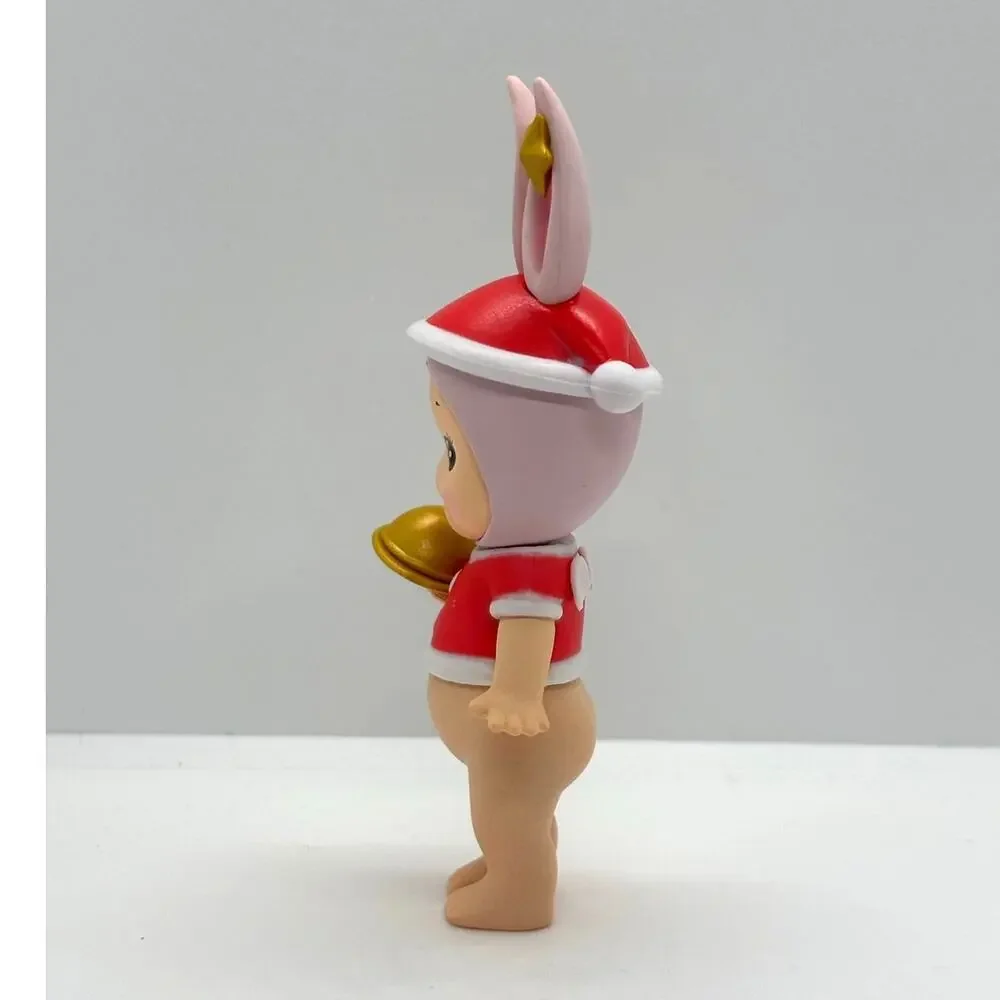 New Kewpie/Angel Collectible Mini Figure in Santa Rabbit Costume, Open Blind Bx